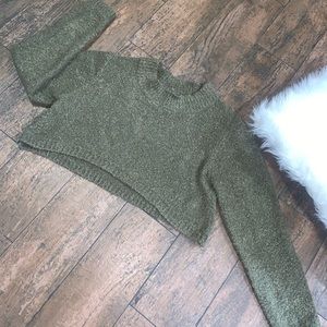 Olive green top (XL but runs small)
